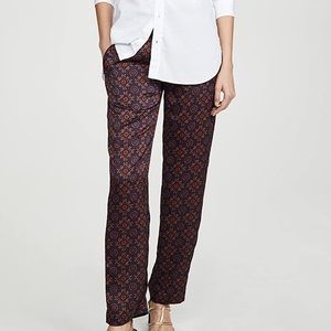 NWT Club Monaco Women's Printed Twill Pull On Pants